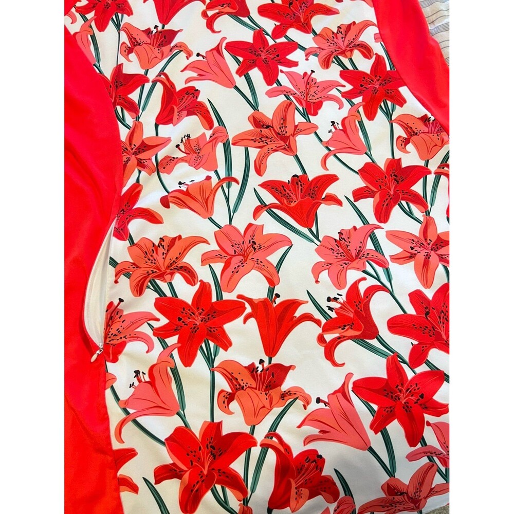 Tail Activewear Denia 36.5 Sleeveless Dress in Valencia Lillies Women’s Size XL - Picture 6 of 11